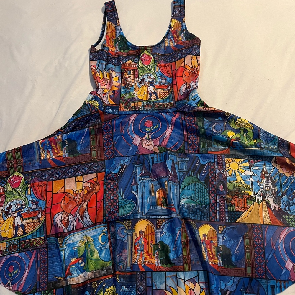 BlackMilk x Disney Sleeping Beauty skater dress S